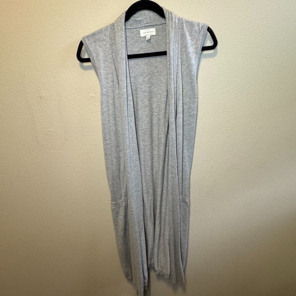 Lucky Brand Gray Wrap Cardigan Duster – Size M - Super soft and cozy